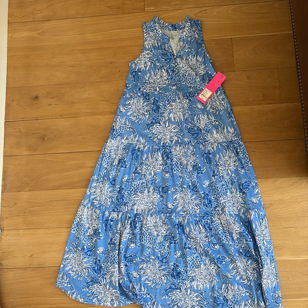 Lilly Pulitzer Girl’s maxi dress. Size medium (6-7). New with tags.